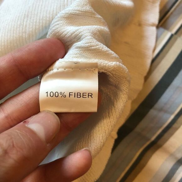 Cal fashions white glittery beaded tank top - Picture 4 of 10